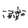 RC4WD Hex Bolts, M2x6mm, Black, 20 Stück,