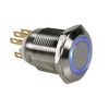 Velleman Drucktaster Edelstahl 19mm