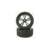 HI31407B-Black Rear Tires and Rims for&nbsp; SC,DB,HM,XR (31212B+31405) 2P