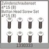 AB1330333-Button Head Screw Set 4*15 (8)