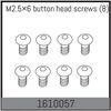 AB1610057-M2.5&#215;6 button head screws (8)