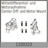 AB1330323-Center Diff. and Motor Mount