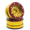 ABMT0020GOR-Beadlock Wheels PT-Bullet Gold/Red 1.9 (2 pcs)