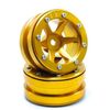 ABMT0030GOGO-Beadlock Wheels PT-Slingshot Gold/Gold 1.9 (2 pcs)