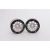 ABMT0050SB-Beadlock Wheels PT-Ecohole Silver/Black 1.9 (2 pcs)&#160;