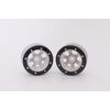 ABMT0060SB-Beadlock Wheels PT-Claw Silver/Black 1.9 (2 pcs)&#160;