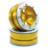 ABMT0030GOS-Beadlock Wheels PT-Slingshot Gold/Silver 1.9 (2 pcs)