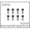 AB1230716-Button head Self-tapping screws ST2.5*18 (8) - Khamba