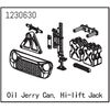 AB1230630-Grill, Oil Jerry Can and High Lift Jack - Sherpa