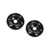 JC2214-2-Finnisher - 1/8th buggy / truck - screw-in type aluminum wing button - black