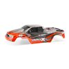 HPI7786-NITRO GT-2 PAINTED BODY (RED/GRAY/SILVER)