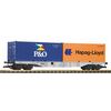 G-Containertragwagen mit 2 Containern