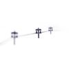 Set mit 10 Rollenhalter