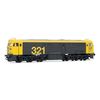 RENFE Diesellok 321.025 amarilla/grau DCC