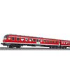 Dieseltriebw.BR 614, verkehrsrot, 3-teil. DB, Ep.V
