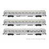 SNCF 3 Inoxwagen Le Bourbonnais 2xA9/A5 Bar Ep III