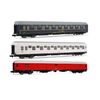 RENFE 3 Personenewg.T2 Renfe blau+T2 white+D8 red