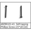 ABZ86101-41-Self-tapping Phillips Screw 2.5*18 - Mini AMT (10)