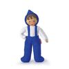Klassik Frottee Baby blau/weiß