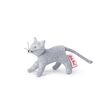 Mini Greifling Katze Sterne grau
