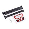Tailgate trim/ trim mount/ 3x10mm BCS (7)/ decals (attaches to #10111 body )