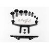 BODY MOUNT, FRONT & REAR (BLACK)
