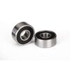 Ball bearings, black rubber sealed (4 x10x4mm) (2)