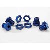 WHEEL HUBS, SPLINED, 17MM (BLU