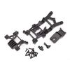Body mounts, front & rear/ 3x12mm CS (4)/ 3x12mm shoulder screw (2)/ 3x10m m flat-head machine screw (8)/ 3x12mm