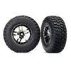 LEM6873T-Tires &amp; wheels, assembled, glued (SCT&nbsp; Split-Spoke black chrome beadlock style wheels, BFGoodrich&#194;&#174;