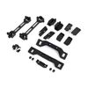 Body conversion kit, Slash 4X4 (inclu des front & rear body mounts, latches , hardware) (for clipless mounting)