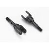 STUB AXLE, STEEL (2)/ YOKES (2