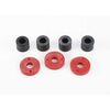 Piston, damper (2x0.5mm hole, red) (4