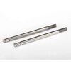 Shock shafts steel, chrome finish (2)