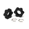 LEM7756-Wheel hubs, hex (2)/ hex clips (2)&nbsp; &nbsp; &nbsp; &nbsp; &nbsp; &nbsp; &nbsp; &nbsp; &nbsp; &nbsp; &nbsp; &nbsp; &nbsp; &nbsp; &nbsp; &nbsp; &nbsp; &nbsp; &nbsp; &nbsp; &nbsp; &nbsp; &nbsp; &nbsp; &nbsp; &nbsp; &nbsp; &nbsp; &nbsp; &nbsp; &nbsp; &nbsp; &nbsp;