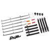 Side trim, left & right (chrome)/ ret ainers/ LED lens/ 2.6x8 BCS (24)