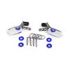 Mirrors, side, chrome (left & right)/ o-rings (4)/ body clips (4) (fits #8 130 body)