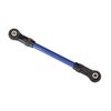 Suspension link, front upper, 5x68mm (1) (blue powder coated steel) (assem bled with hollow balls) (for use with