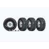 LEM8183X-Tires and wheels, assembled, glued (1 .9' classic chrome wheels, Canyon Tra il 4.6x1.9' tires) (4)/
