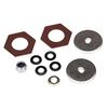 Rebuild kit, slipper clutch (steel di sc (2)/ friction insert (2)/ 4.0mm NL (1)/ spring washers (2))