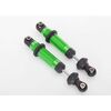 Shocks, GTS, aluminum (green-anodized ) (assembled with spring retainers) ( 2)