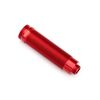 Body, GTR shock, 64mm, aluminum (red- anodized) (front, threaded)