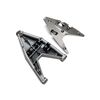 Suspension arm, lower left/ arm inser t (satin black chrome-plated) (assemb led with hollow ball)