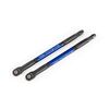 Push rods, aluminum (blue-anodized), heavy duty (2) (assembled with rod en ds and threaded inserts)