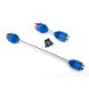 Driveshafts, center E-Revo (steel con stant-velocity) front (1)/ rear (1) ( assembled with inner and outer dust b