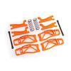 LEM8995T-Suspension kit, WideMaxx, orange (inc ludes front &amp; rear suspension arms, f ront toe links, rear sho