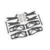 LEM8995-Suspension kit, WideMaxx, black (incl udes front &amp; rear suspension arms, fr ont toe links, rear shoc