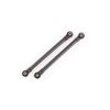 Toe links, 119.8mm (108.6mm center to center) (black) (2) (for use with #8 995 WideMaxx suspension kit)