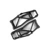 LEM8999-Suspension arms, lower, black (left a nd right, front or rear) (2) (for use with #8995 WideMaxx susp