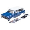 LEM9130BLWT-Body, Chevrolet Blazer (1972), comple te, blue &amp; white (painted) (includes grille, side mirrors, doo